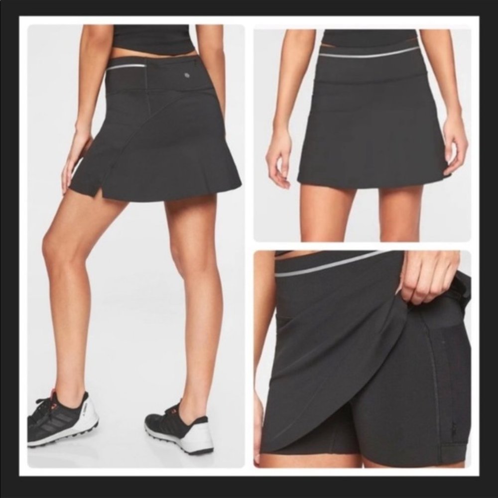 🖤Athleta High Rise Sonic Skirt/Skort-Black🖤